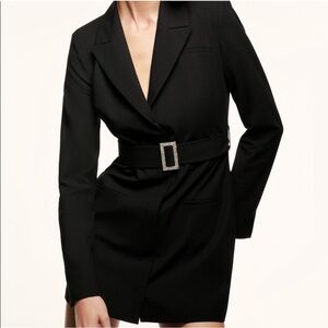NWOT Zara Blazer Belted Dress - M